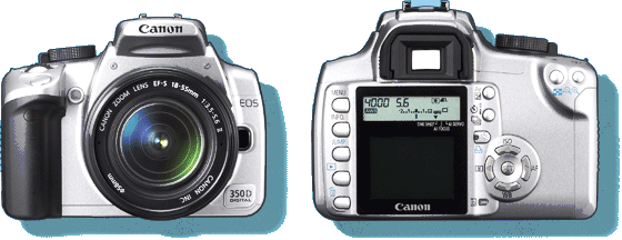 Canon 350 D silver