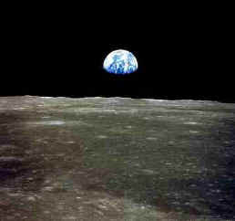 Terra dalla Luna (fonte: NASA) - clicca per ingrandire